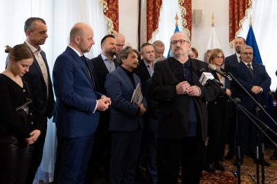 zdjęcie z konferencji prasowej fot. Grzegorz Bukała